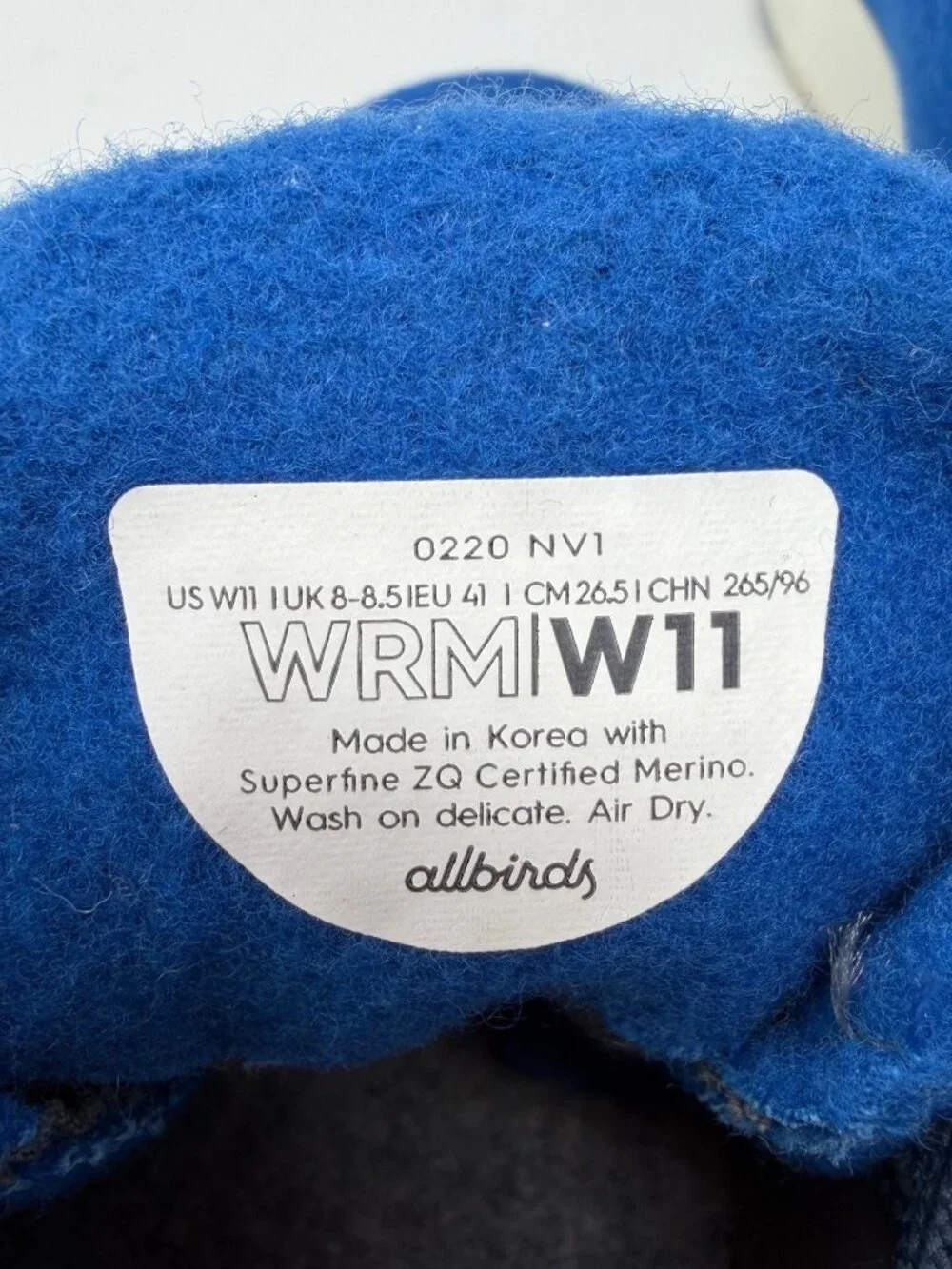 Allbirds Wool Runner Mizzles Sneakers in Pacific Women's Size 11 Limited Edition